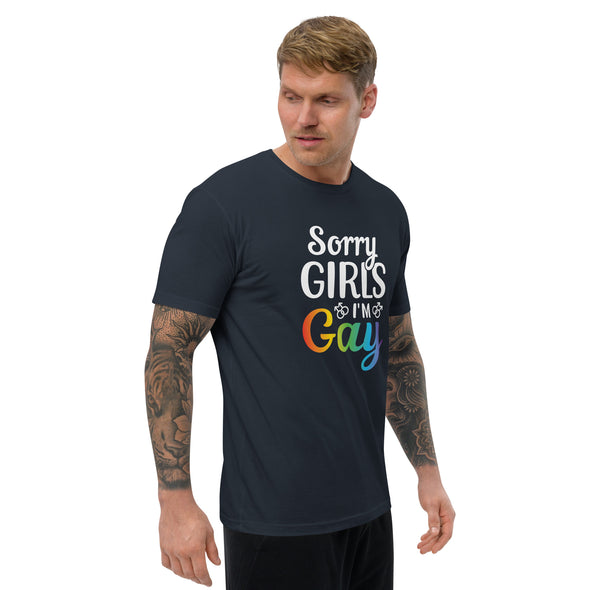 Sorry Girls I'm Gay Short Sleeve T-shirt