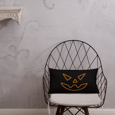 Jack-O-Lantern Throw Pillow