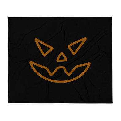 Jack-O-Lantern Throw Blanket