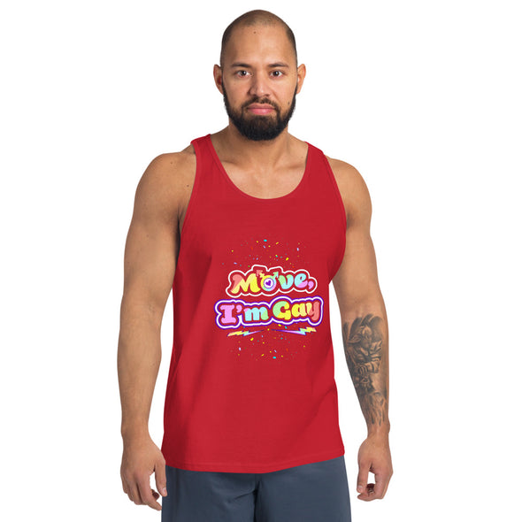 Move I'm Gay Unisex Tank Top